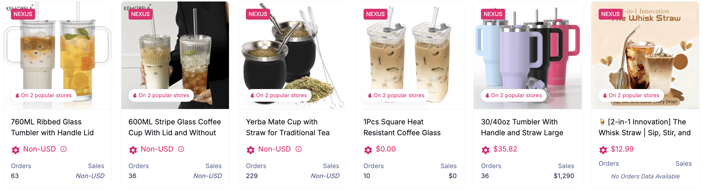 Stainless steel straws